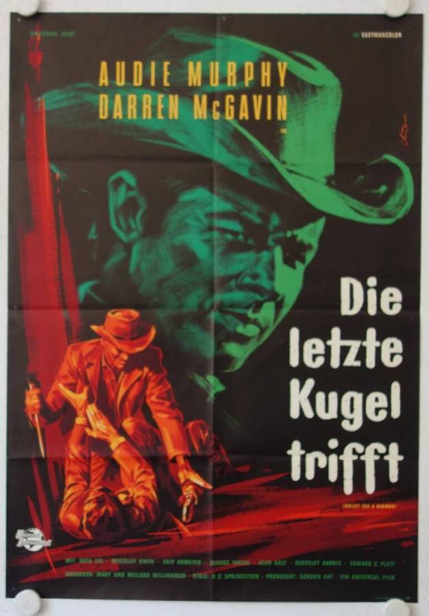 Die letzte Kugel trifft originales deutsches Filmplakat